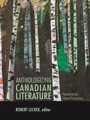 cover image of Anthologizing Canadian Literature